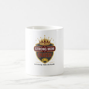 Starke Mutter Königin Gold Krone Kaffeetasse