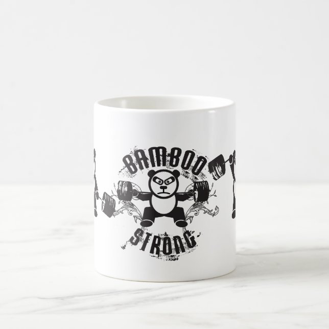 Starke - niedlicher Weightlifting-Panda - Kaffeetasse (Mittel)