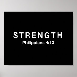 Stärke Philippinen 4:13 Poster