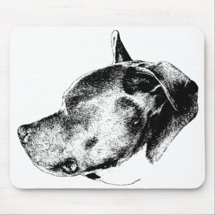 starke Präsenz Pitbull Mousepad
