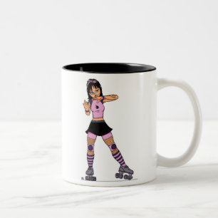 Starke Rollen-Mädchen-Tasse Zweifarbige Tasse