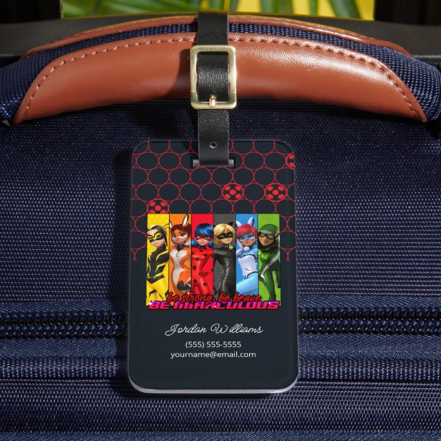 Starke, sei tapfer, sei wunderbar gepäckanhänger (Vorderseite Insitu 2)