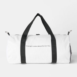 Stärke sieht auf dir schön aus Turnbeutel |  Duffle Bag