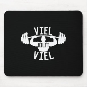 Stärke Sport viel Hilft Viel' Sprichwort Workout F Mousepad