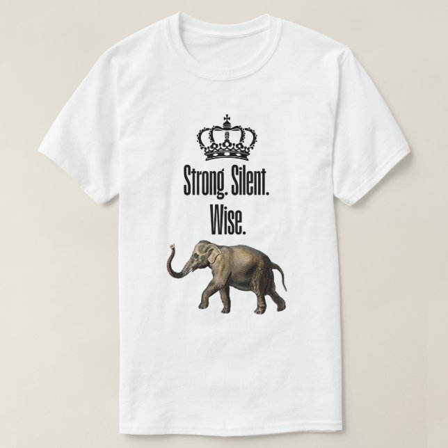 Starke. Stille. Weite T-Shirt (Design vorne)