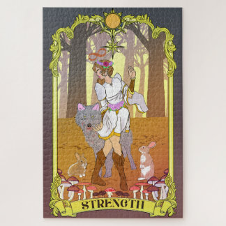 Stärke Tarot-Puzzle