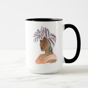 Starke u. schöne Frau Tasse