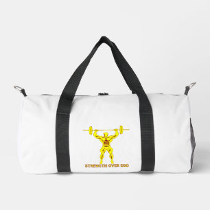 Stärke Über Ego - Bodybuilding und Kraftdreikampf Duffle Bag