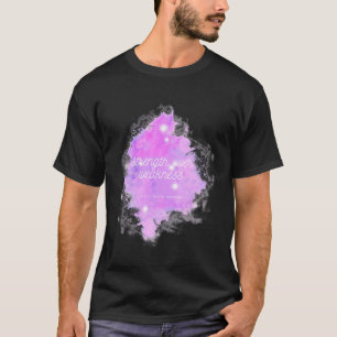 Stärke über Schwäche Galaxie - leichtes Herzkrebs T-Shirt