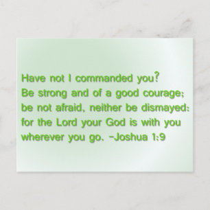 Starke und gute Courage Postkarte