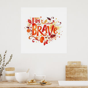 Stärke und Motivierend Angebot Poster