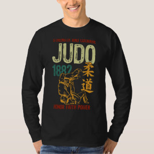 Stärke und Mut Judo 1882 Ehrenmitglied Power V T-Shirt