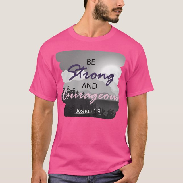 Starke und mutige Aktivität T-Shirt (Vorderseite)