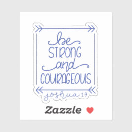 Starke und mutige Aufkleber