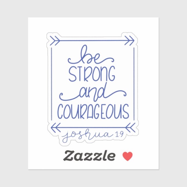 Starke und mutige Aufkleber (Blatt)