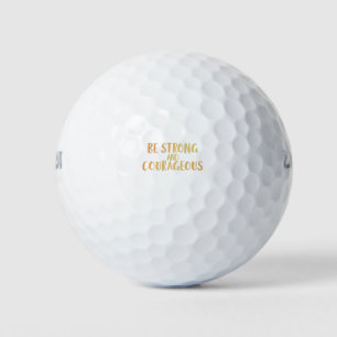 Starke und mutige golfball
