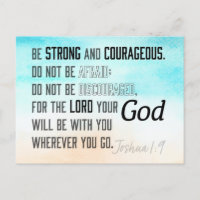 Starke und mutige Joshua 1:9 Bibelverse