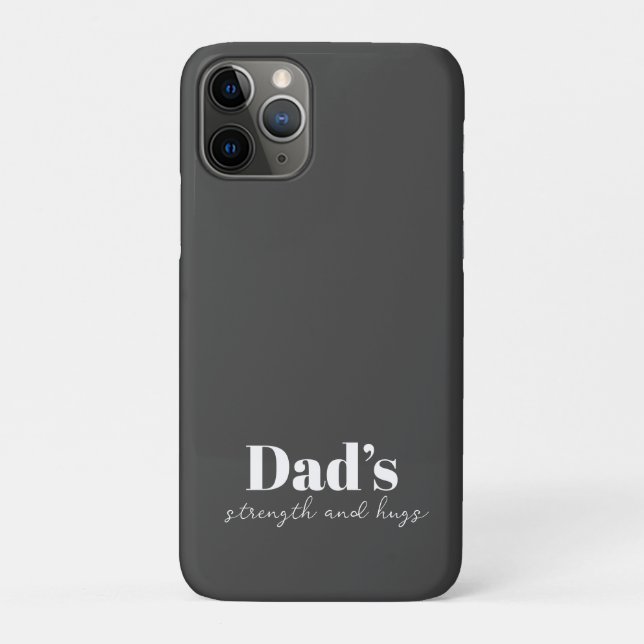 Stärke und Schläge des Vaters - Geschenk des Vater Case-Mate iPhone Hülle (Rückseite)