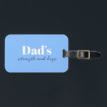Stärke und Schläge des Vaters - Geschenk des Vater Gepäckanhänger<br><div class="desc">Fügen Sie den Reisen des Vaters eine sinnvolle Touch mit diesem Personalisierten Gepäcktag "Vaters Stärke und Schläge" hinzu - ein einzigartiges und herzliches Vatertagsgeschenk für den Vater, der immer unterwegs ist. Mit einem starken und dennoch sentimentalen Design verbindet dieses Tag Praktikabilität mit emotionalem Wert. Personalisieren Sie es mit seinem Namen,...</div>