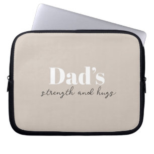 Stärke und Schläge des Vaters - Geschenk des Vater Laptopschutzhülle