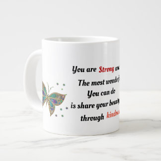 Starke und schöne Jumbo-Tasse