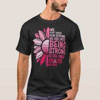 Starke Unterstützung für das Bewusstsein für Brust T-Shirt