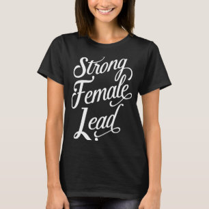 Starke weibliche Hauptredlerin Power Feminist Ac T-Shirt