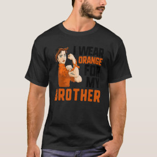 Starke weibliche Leukämie ich trage Orange für mei T-Shirt