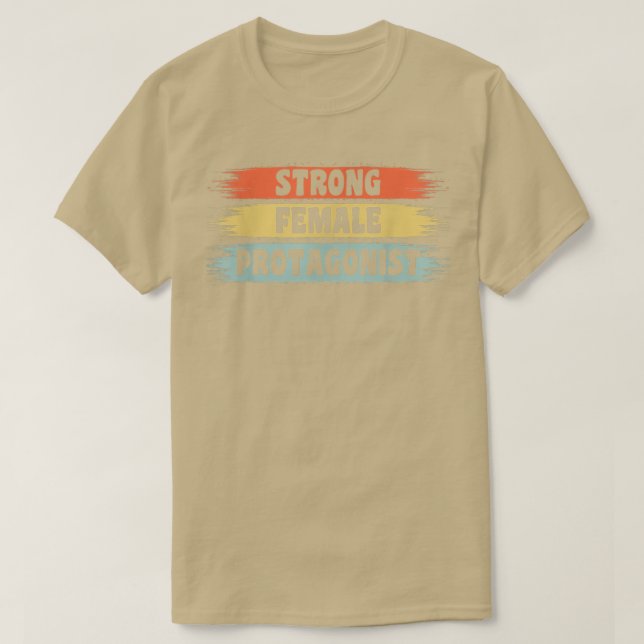 Starke weibliche Protagonistin Feminismus 5595  T-Shirt (Design vorne)