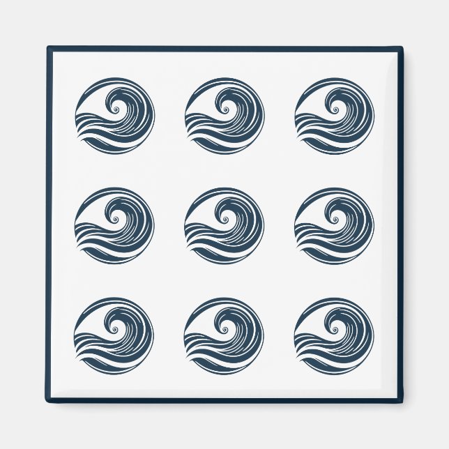 Starke Welle Magnet (Vorne)