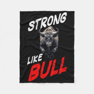 Starke wie Bull Powerlift-Bodybuilding Fleecedecke