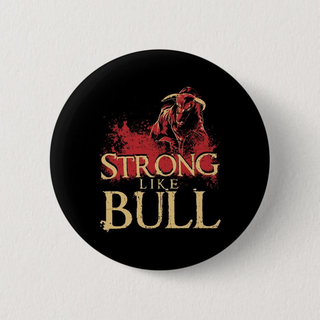 Starke wie eine Bull Power Hub Bodybuilding 1 Button (Vorderseite)