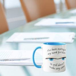 Starken bei der Arbeit für Stunden, immer noch nic Tasse