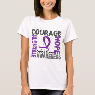 Stärken-Mut-Hoffnungcrohns Krankheit T-Shirt