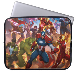 Stärken Sie Ihre Technik mit heroischem Stil Laptopschutzhülle