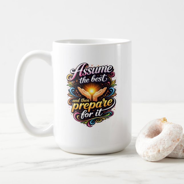 Stärkende Tasse für Linkshänder (Mit Donut)