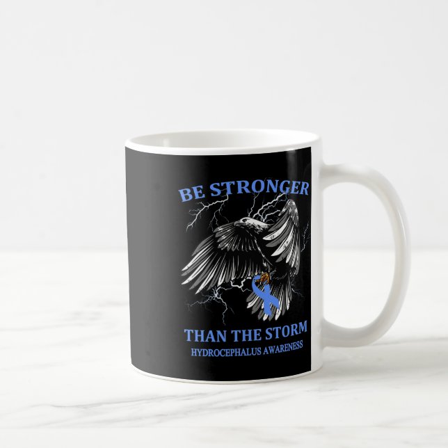 Stärker als der Sturm-Hydrozephalus Kaffeetasse (Rechts)