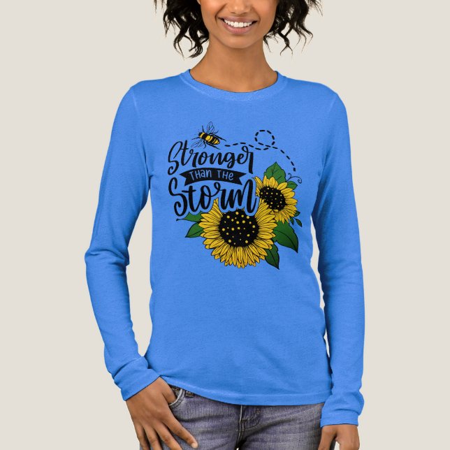 Stärker als der Sturm  Tri-Blend Shirt (Vorderseite)