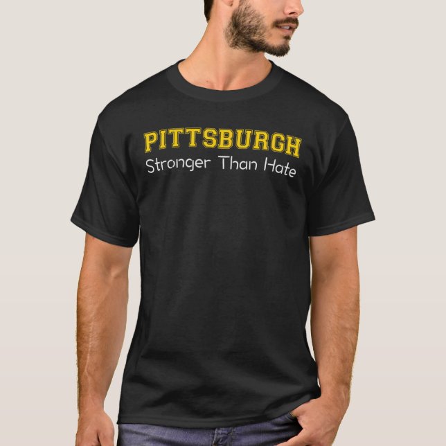 Stärker als Hass - Pittsburgh Shirt - Spread Lov (Vorderseite)
