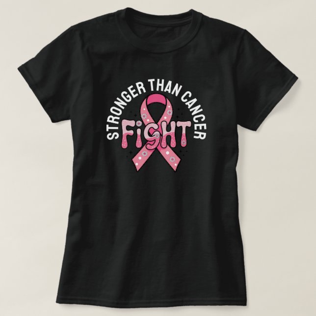 Stärker als Krebs T-Shirt (Design vorne)