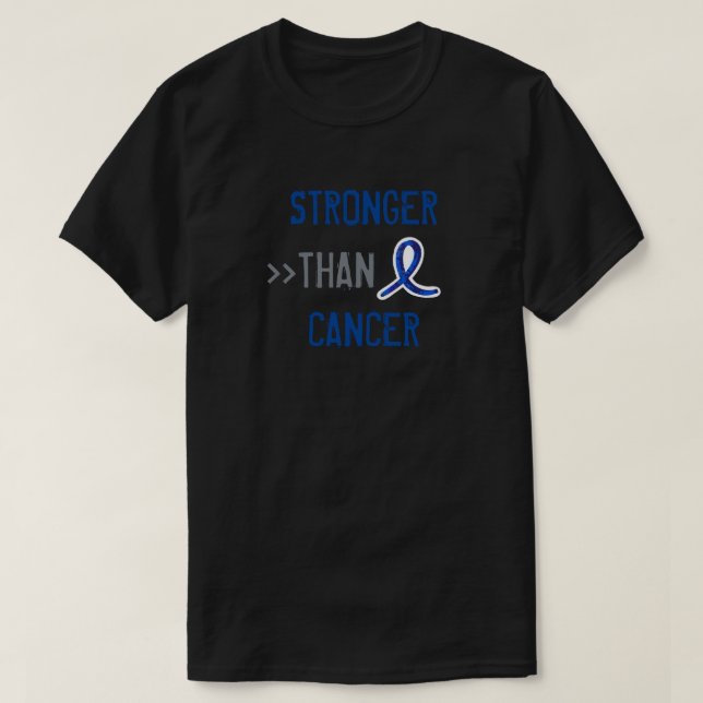 Stärker als Krebs  T-Shirt (Design vorne)