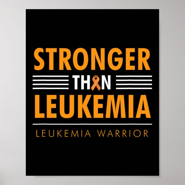 Stärker als Leukämie - Sensibilisierungsband Poster (Vorne)