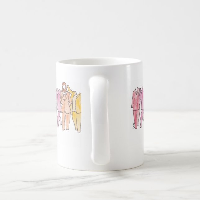 Stärker als überhaupt Regenbogenpantsuit-Tasse Kaffeetasse (Henkel)