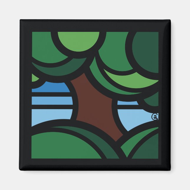 Starker Baum Magnet (Vorne)