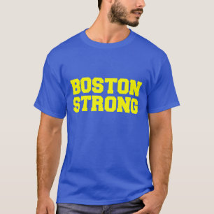 starker blauer gelber T - Shirt Bostons