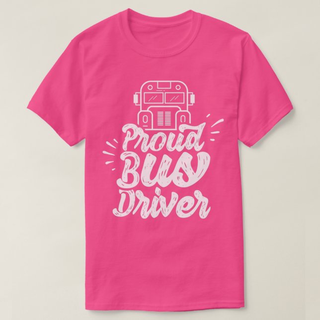 Starker Busfahrer 7 T-Shirt (Design vorne)