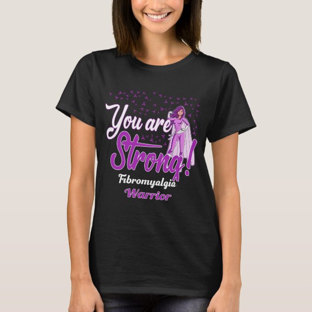 Starker Fibromyalgie-Krieger T-Shirt (Vorderseite)