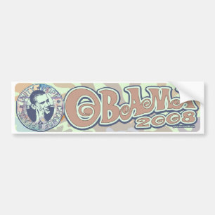 Starker Gang Obama 2008 Autoaufkleber