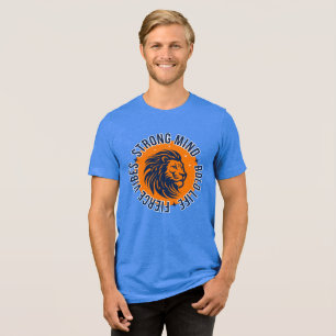 Starker Geist, kühnes Leben, Fierce Vibes Tri-Blend Shirt