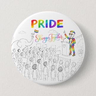 Stärker gemeinsam PRIDE Button